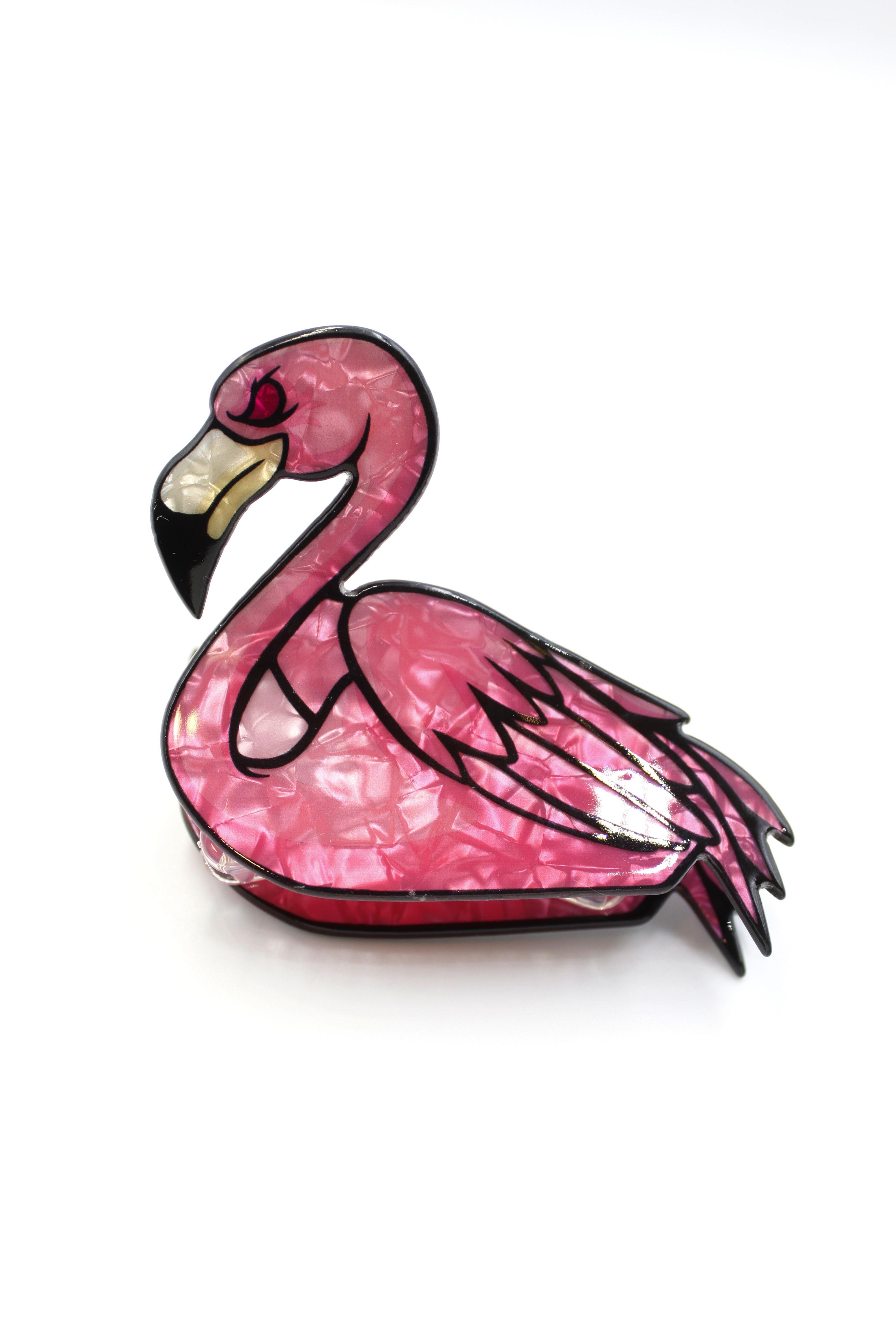 Kemik Flamingo Toka - Pembe