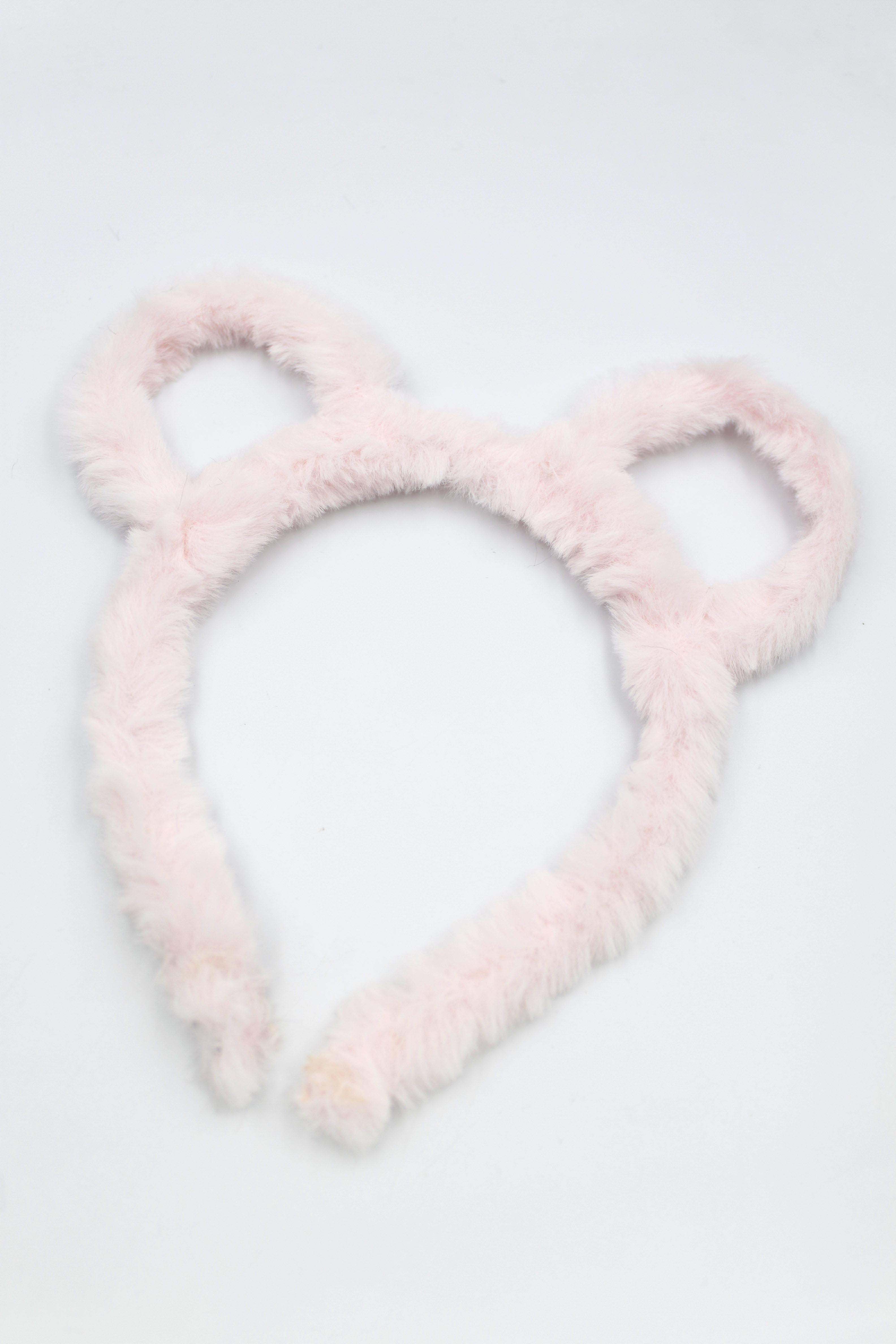 Panda Kulak Taç - Pembe