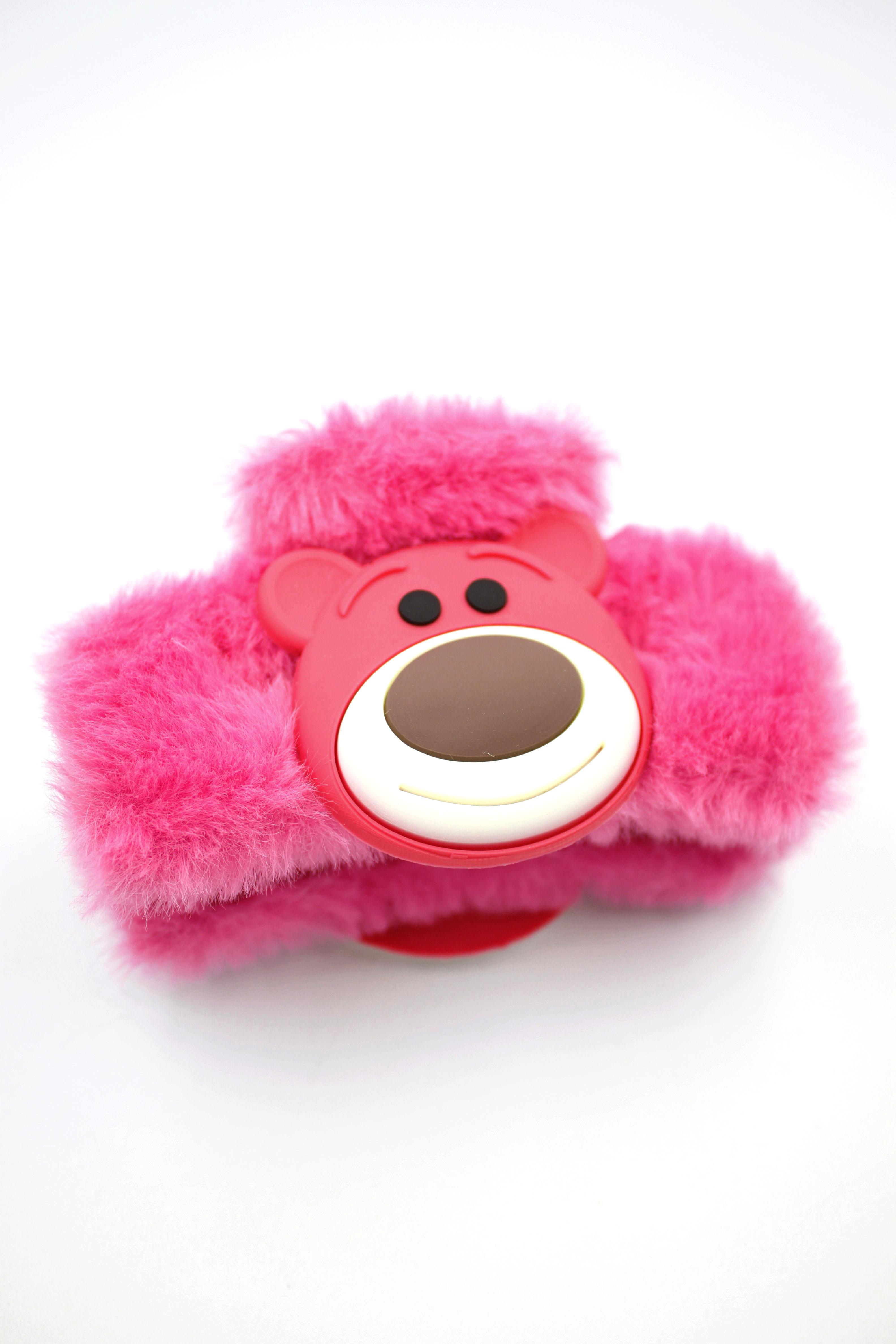 Peluş Tırmık Toka - Pembe