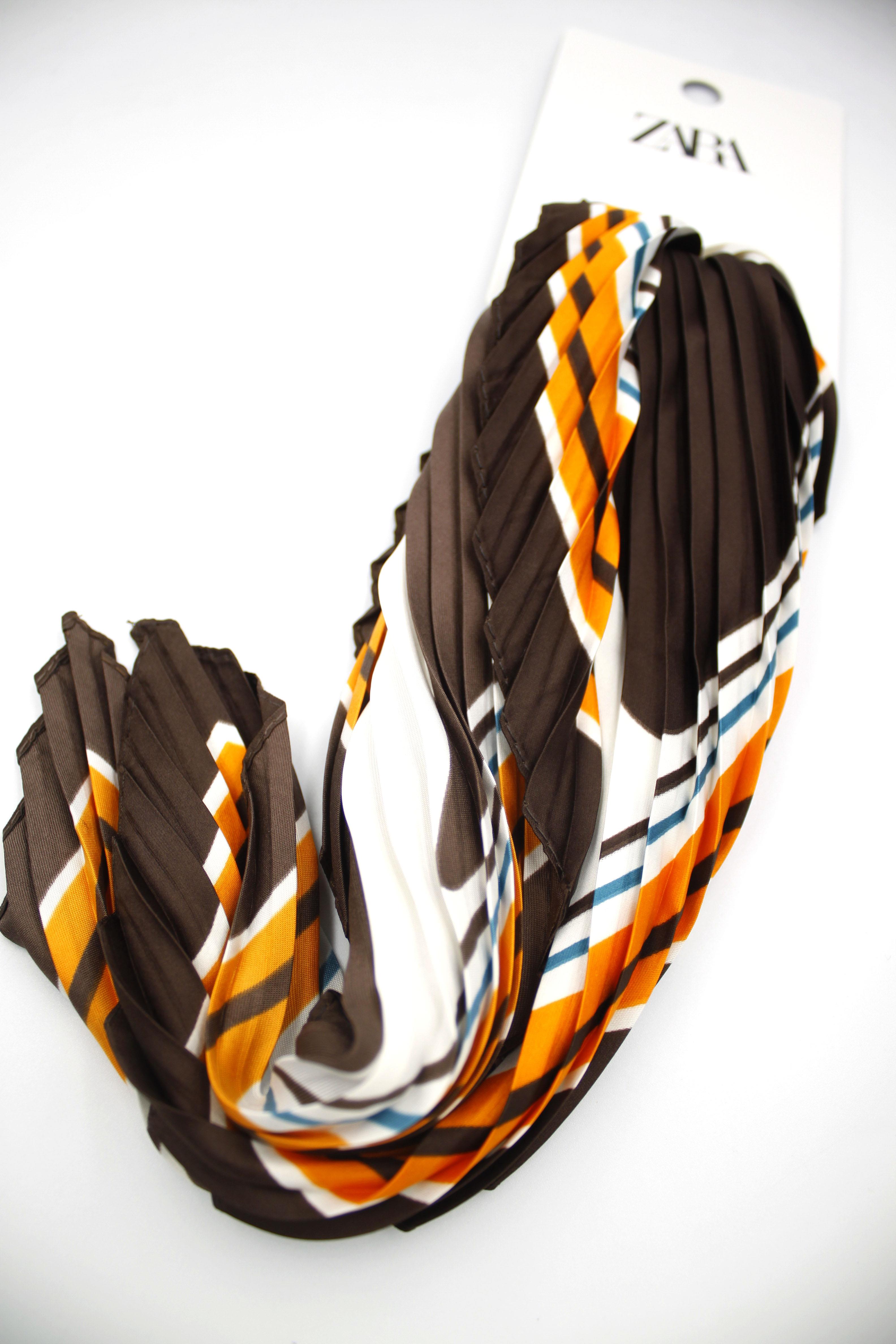 Piliseli Desenli Fular - ÇOK RENKLİ