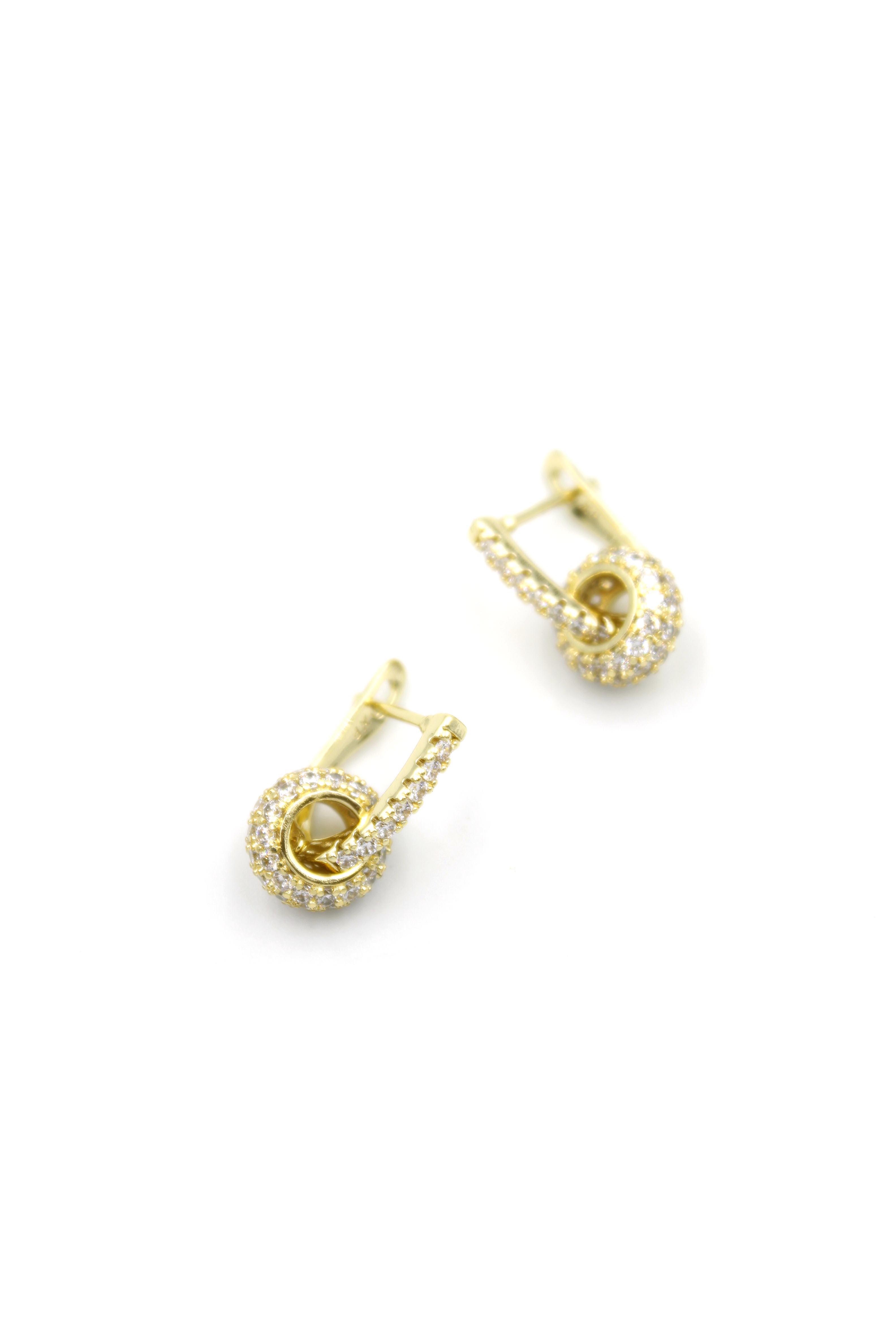 Top Küpe - 14K Altın