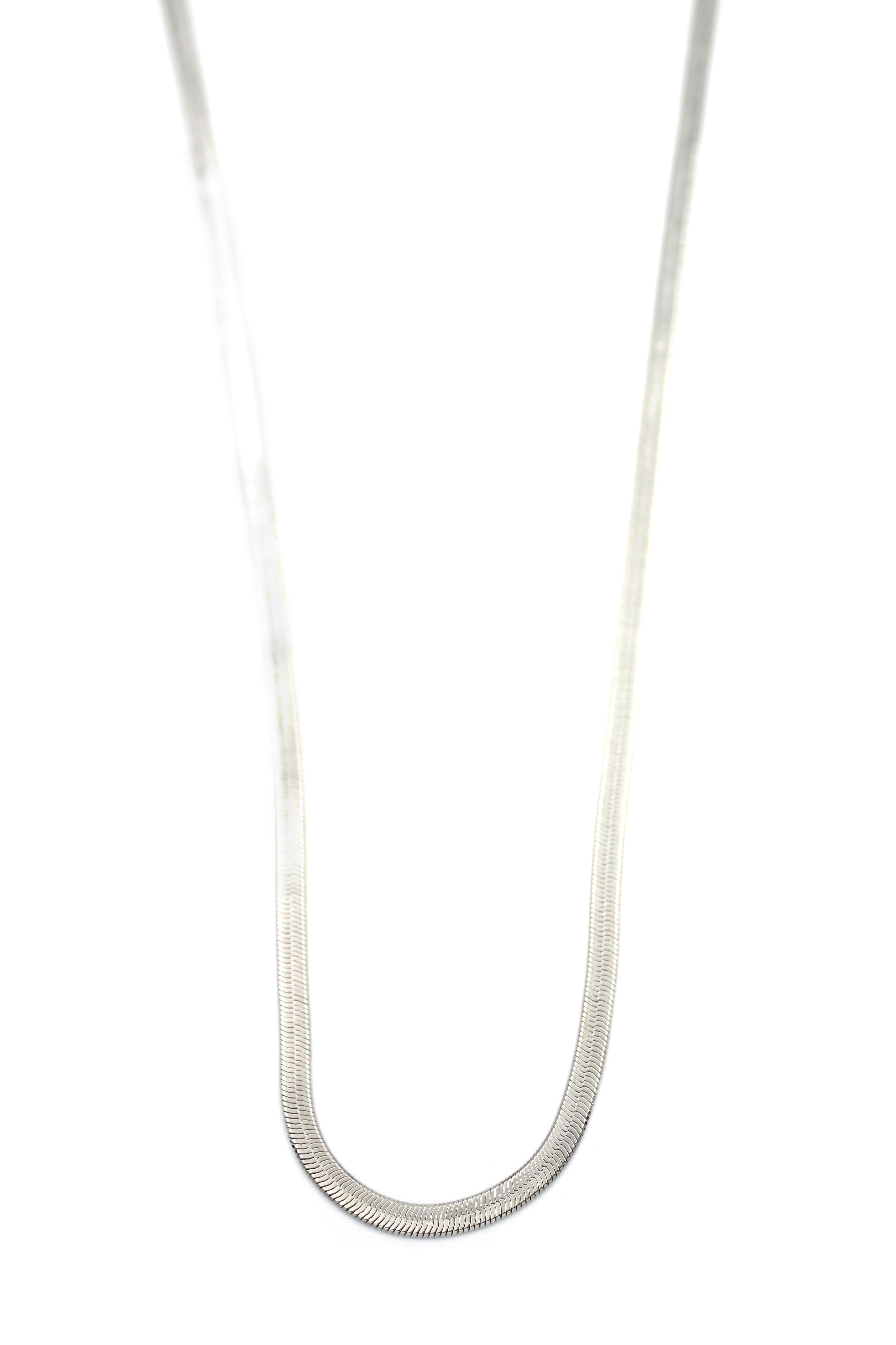 Xuping İtalyan Zincir Kolye-60cm - Gümüş