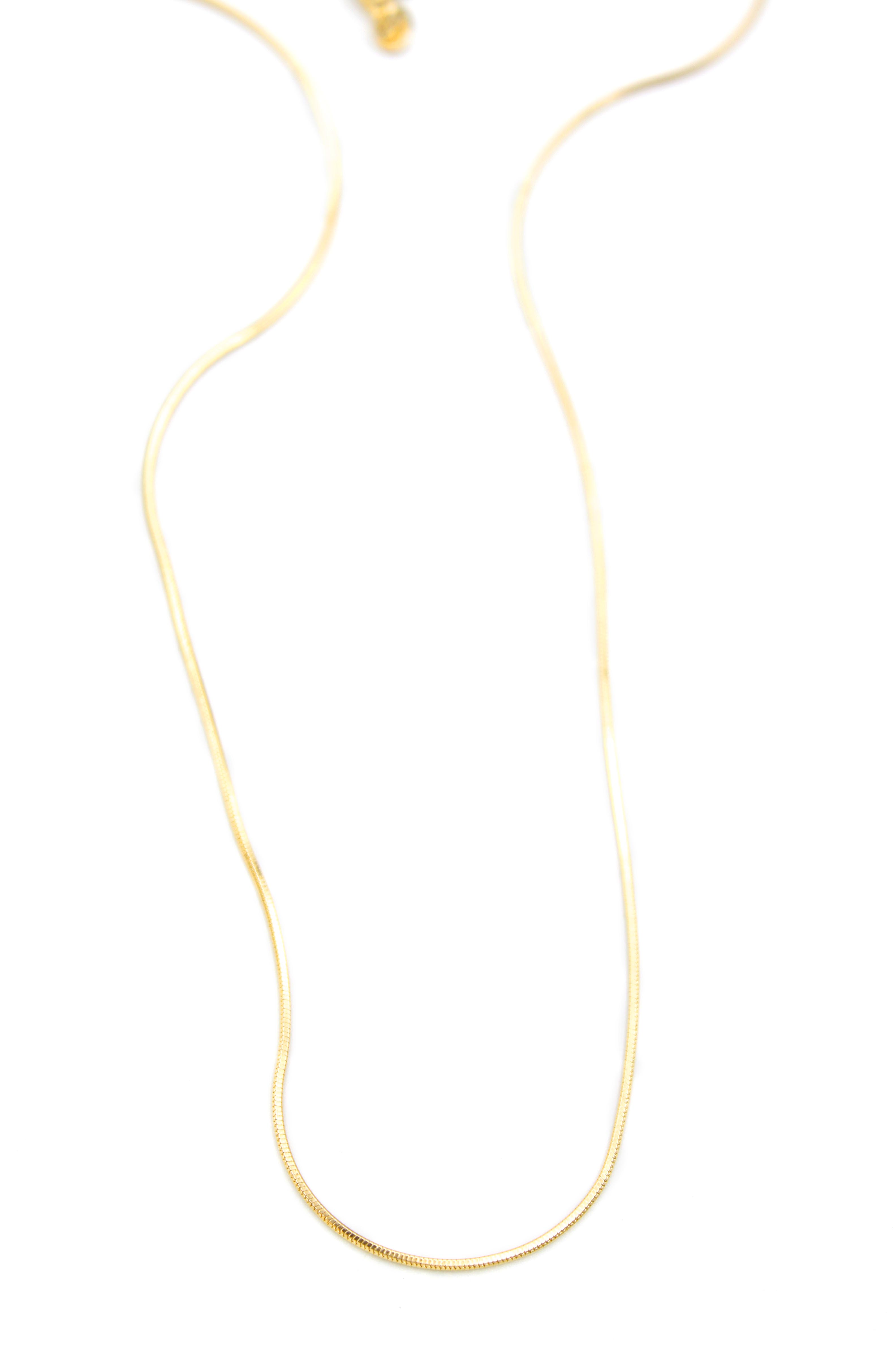 Xuping Yılan Zincir Kolye- 45 cm - Altın - Toptan Takı