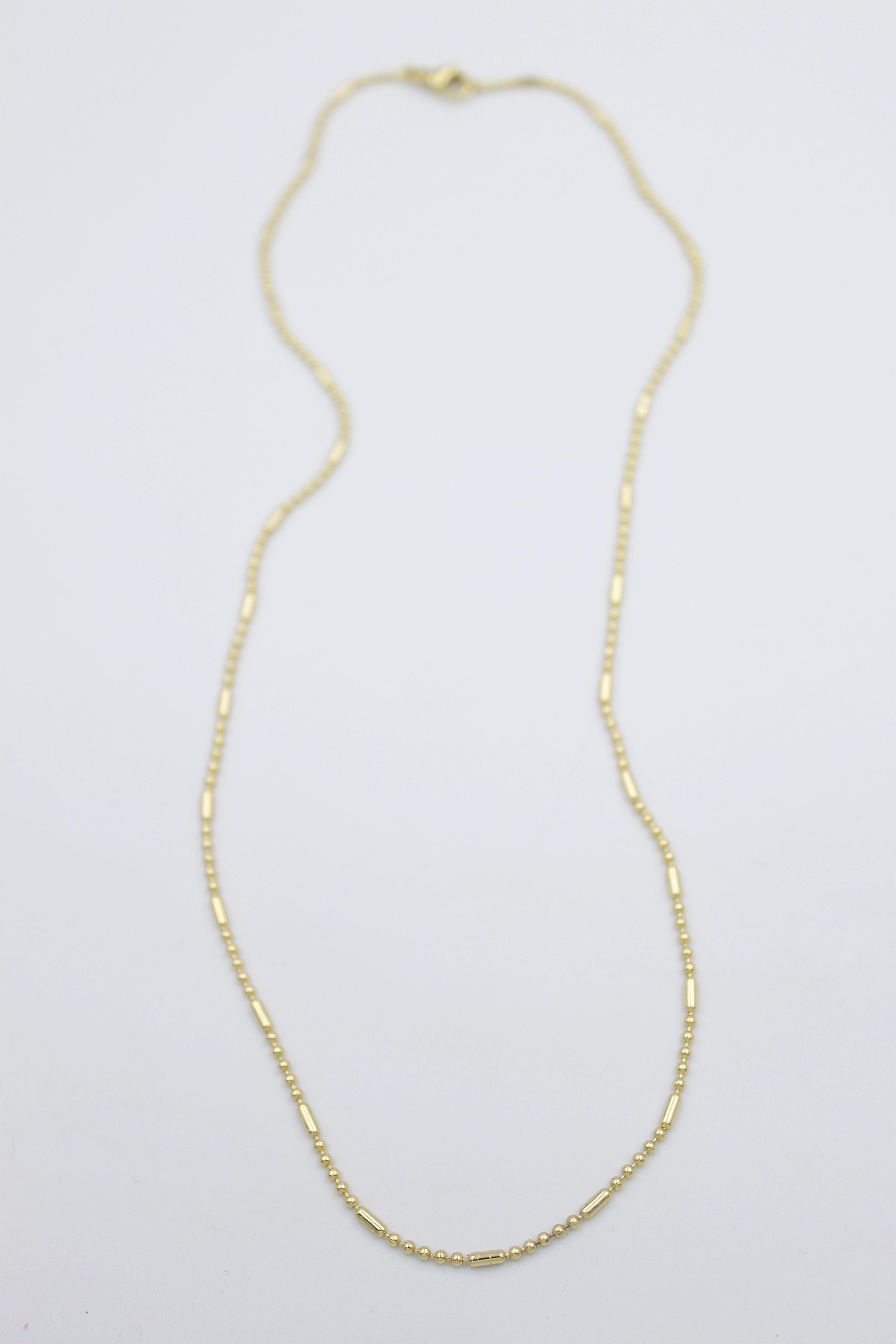 Xuping Zincir Kolye-60cm - 14K Altın