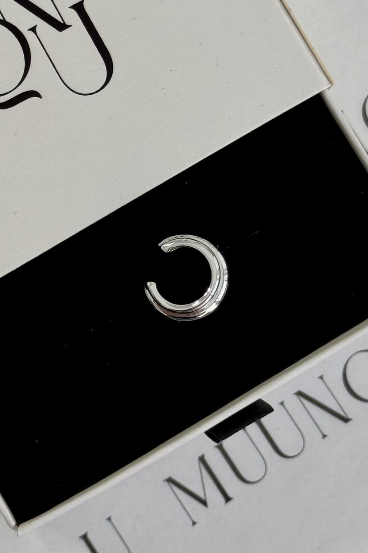 Gümüş A.K. Üçlü Şerit Earcuff