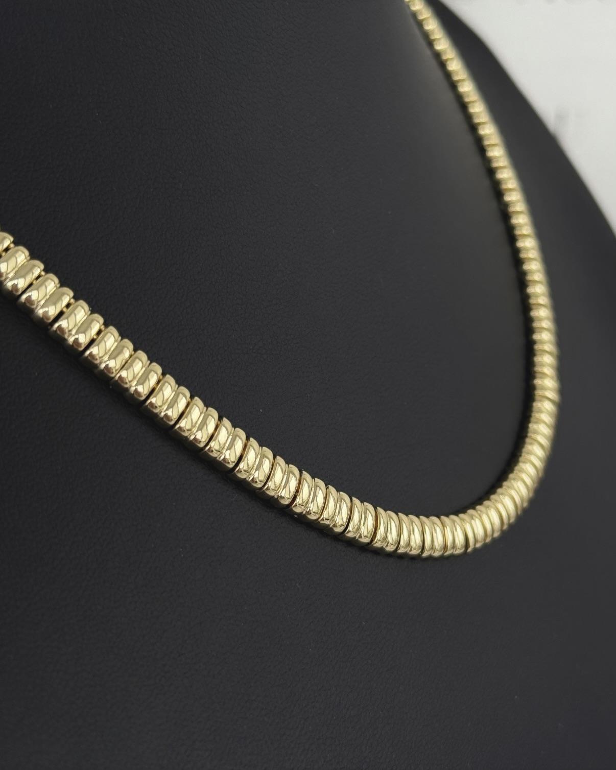 Özel Döküm Gold Bombeli Sıralı Kolye