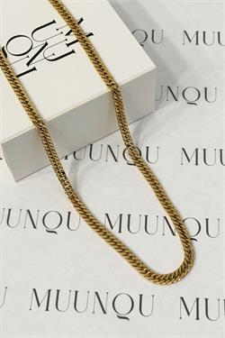 Gold A.K. 4mm Gurmet Zincir Kolye
