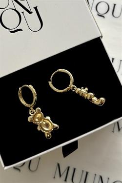 Gold A.K. Ayıcık Küpe