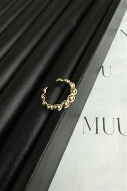 Gold A.K. Boncuk Earcuff