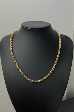 Gold Çelik Burgu Kolye