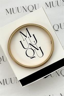 Gold Çelik Esnek Pinterest Bileklik Eni 8mm