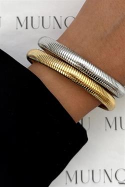 Gold Çelik Esnek Pinterest Bileklik Eni 8mm