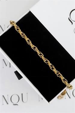 Gold Çelik İç İçe Küçük Zincir Bileklik