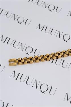 Gold Çelik Rolx Model Ayarlanabilir Kordon Eni 8mm Bileklik