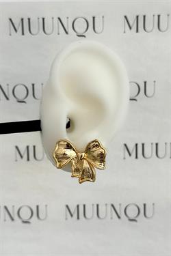 Gold Döküm Fiyonk Küpe