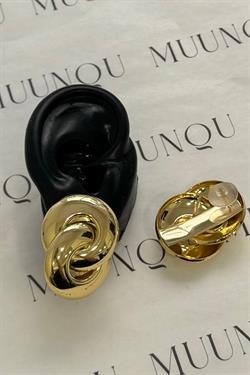 Gold A.K. İç İçe Hafif Halka Küpe