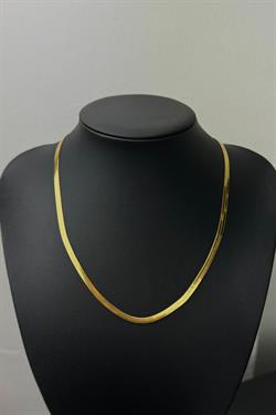 Gold Çelik İtalyan Ezme Kolye