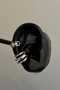 Gümüş A.K. Üçlü Şerit Earcuff