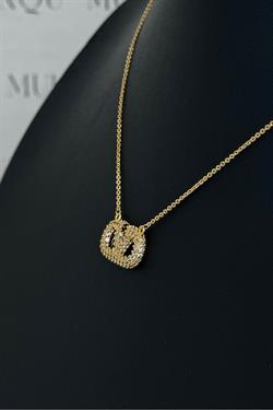 Özel Gold A.K. İthal Taşlı Vlnt Kolye Mini
