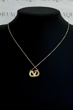 Özel Gold A.K. İthal Taşlı Vlnt Kolye Mini