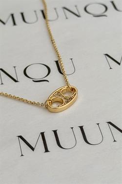 Özel Gold A.K. İthal Taşlı Clne Kolye Mini