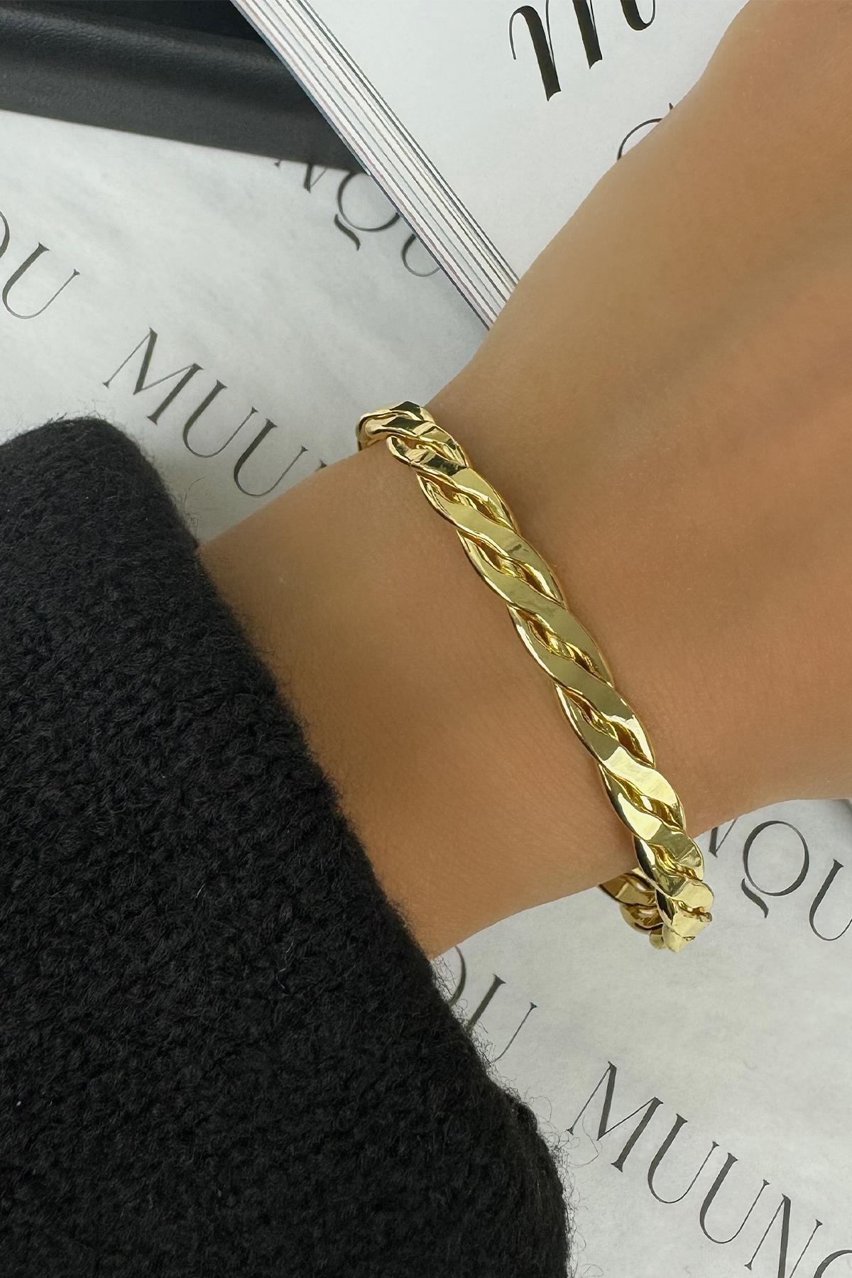 Gold Örgü Kelepçe