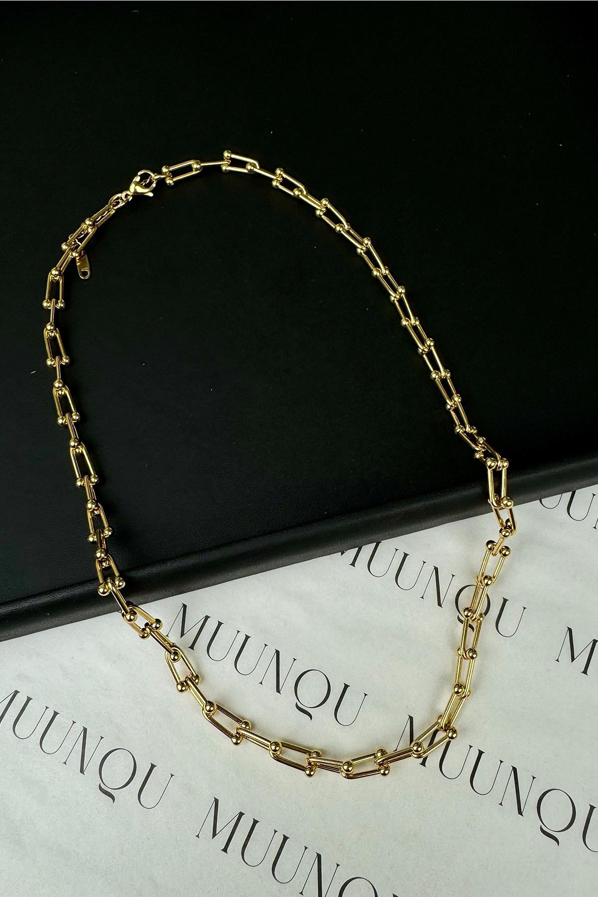 Gold Tiffany Zincir Kolye