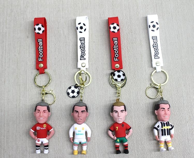 Ronaldo Silikon Anahtarlık