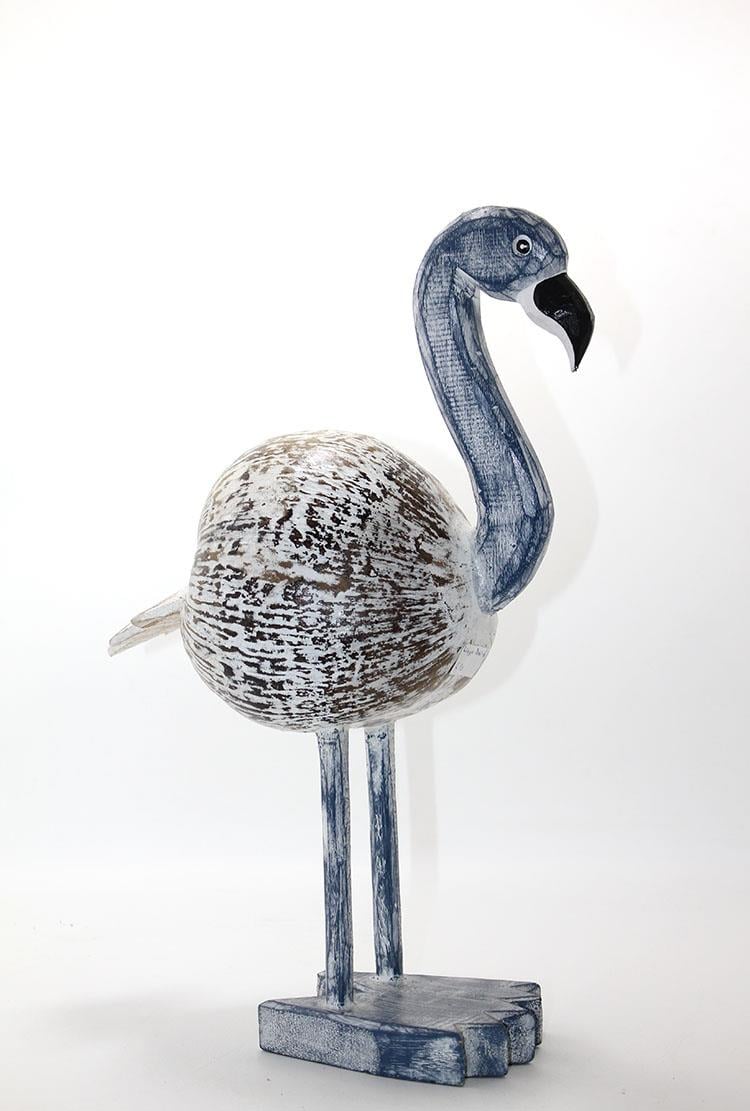 Ahşap Flamingo Figürü