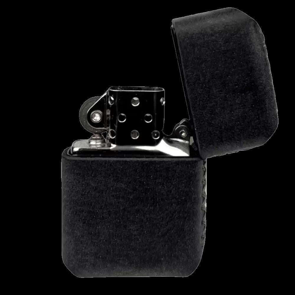 Handmade El Yapımı Hakiki Deri Zippo Modeli Çakmak - AG02001 - Antrasit