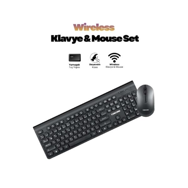 Multimedya Q Klavye Ve Mouse Seti
