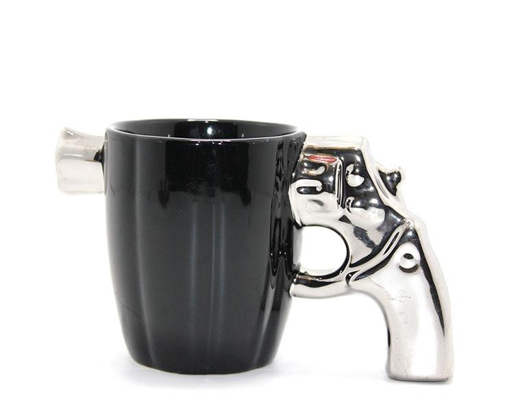 Porselen Silahlı Kupa Bardak Model 1