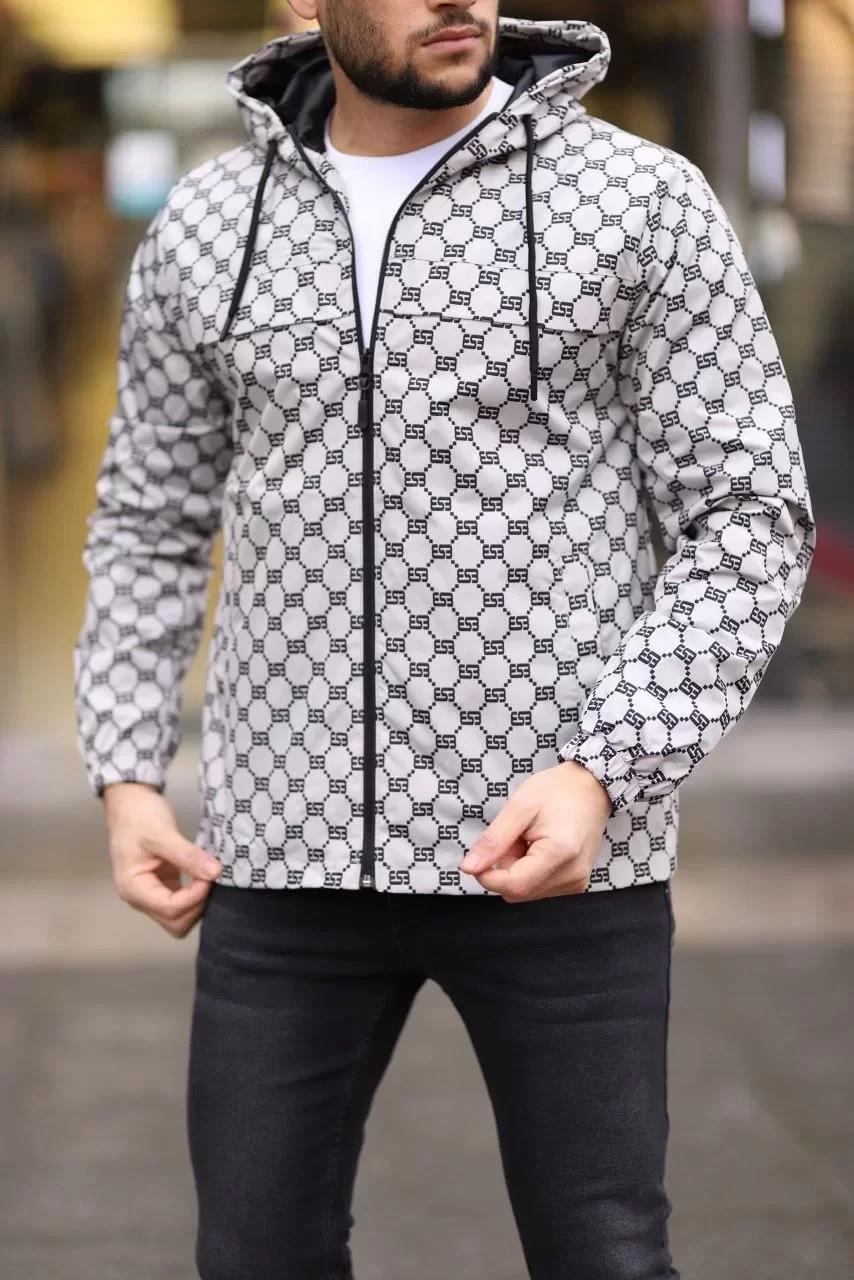 Unisex Kapüşonlu İçi Astarlı Yağmurluk - Gri