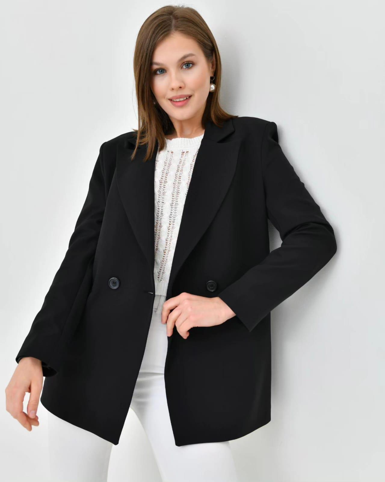 Kadın Blazer Ceket Siyah