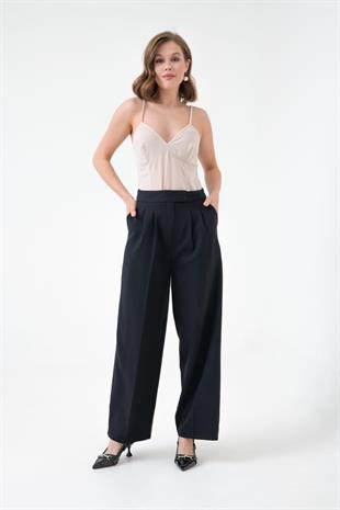 Kadın Palazo Pantolon Siyah