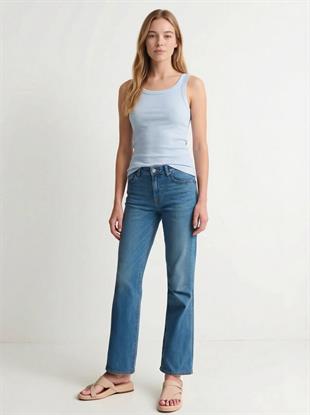 Kadın Penye Atlet Bebe Mavi