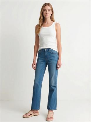 Kadın Penye Atlet Beyaz