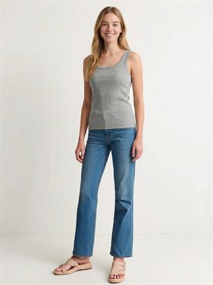 Kadın Penye Atlet Gri