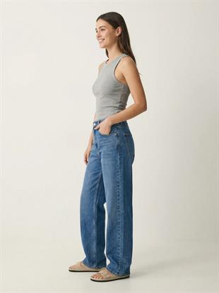 Kadın Penye Atlet Gri