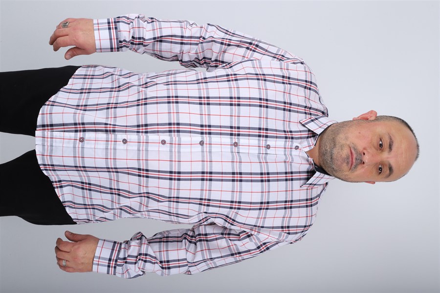 Mocgrande Büyük Beden Erkek Gömlek Milagro 23371 LACIVERT