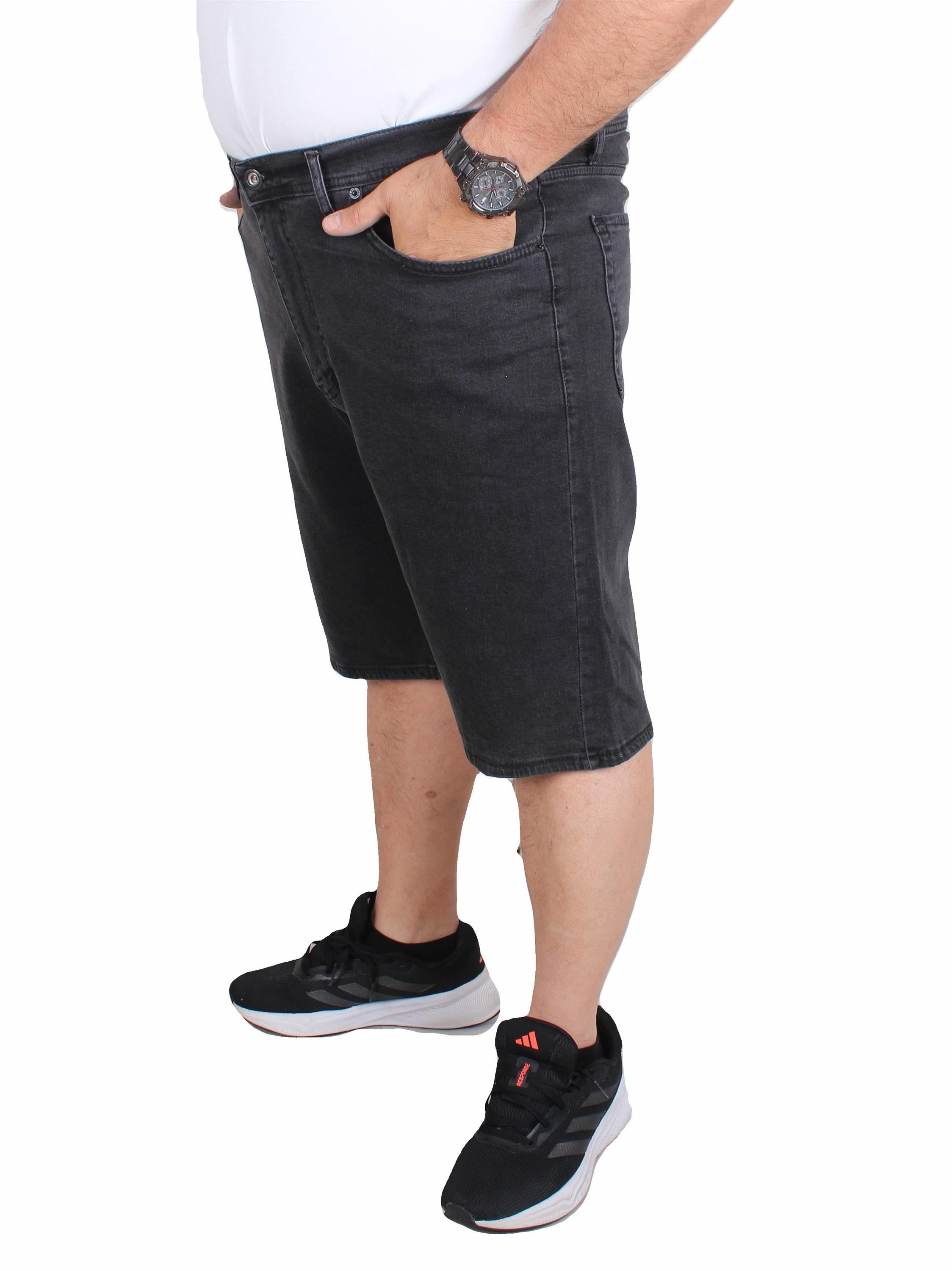 Mocgrande Büyük Beden Kot Kapri Power Lycra Comero 11913 FUME