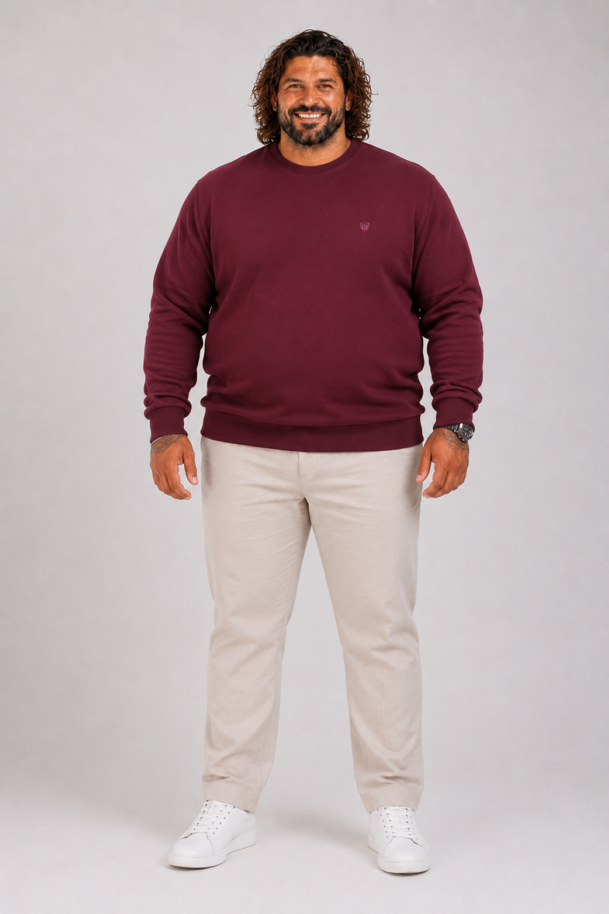 MocGrande Büyük Beden Selanik Classic Sweat 23200 MURDUM