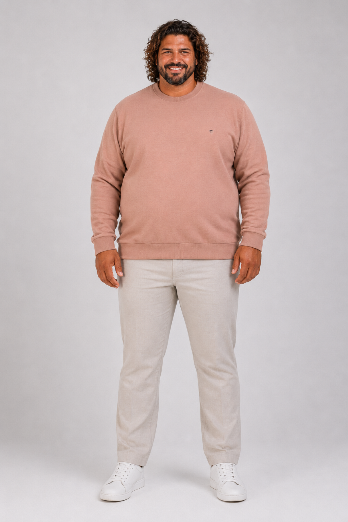 MocGrande Büyük Beden Selanik Classic Sweat 23200 S.KAHVE