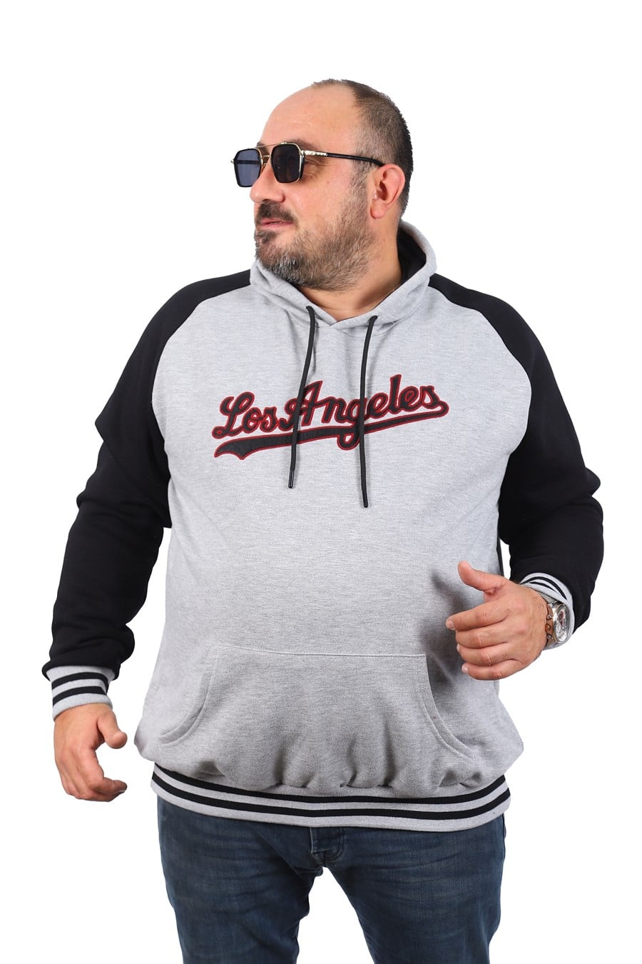 MocGrande Büyük Beden Sweat Los Angeles 22709