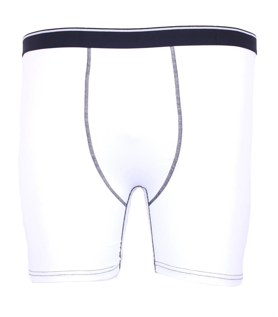 MocGrande Erkek Büyük Beden Likralı Uzun Paça Boxer 11906 BEYAZ