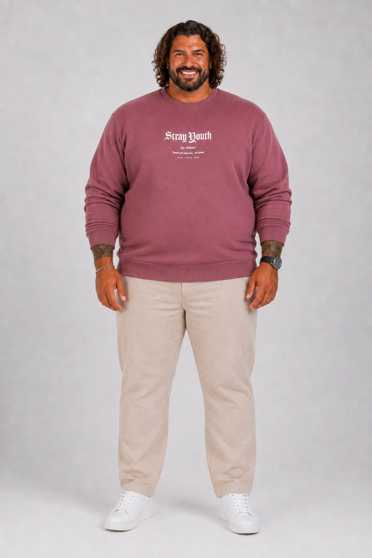Mocgrande Erkek Sweat Stray South 22730 LILA