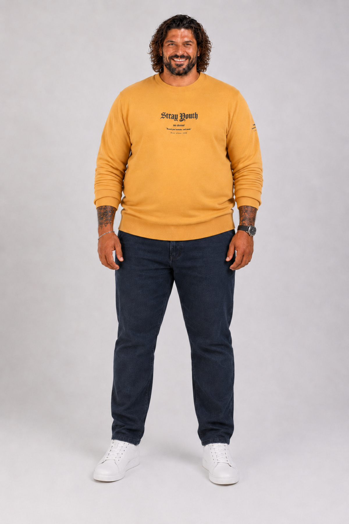Mocgrande Erkek Sweat Stray South 22730 Vizon