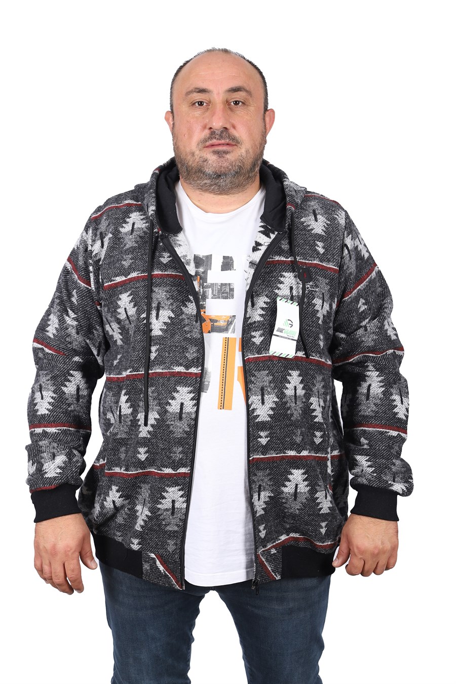 MocGrande Oduncu Kapüşonlu Sweatshirt Original 22221