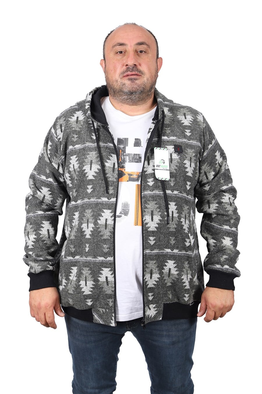 MocGrande Oduncu Kapüşonlu Sweatshirt Original 22221