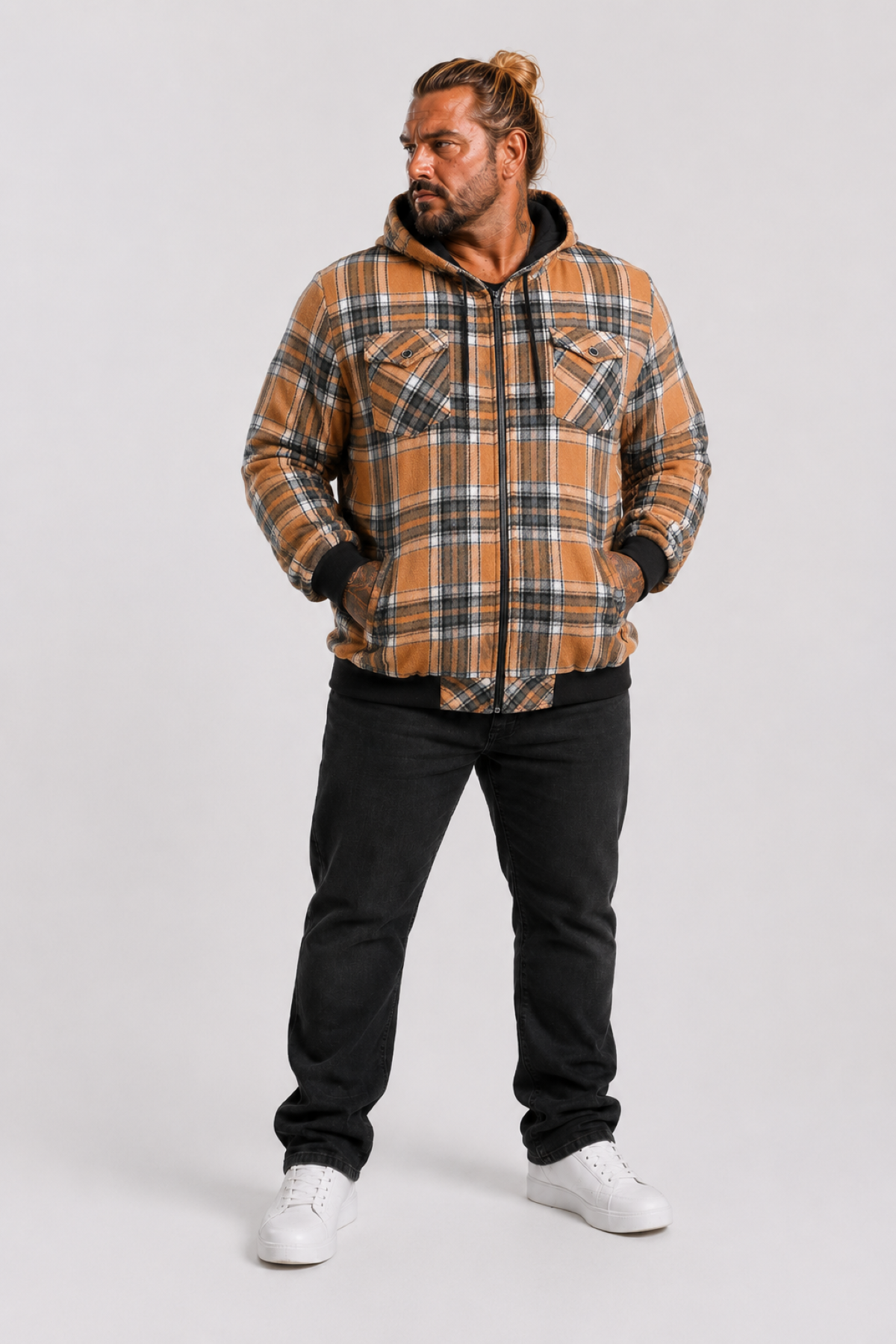 MocGrande Sweatshirt Oduncu Çift Cepli 22206 NEFTI